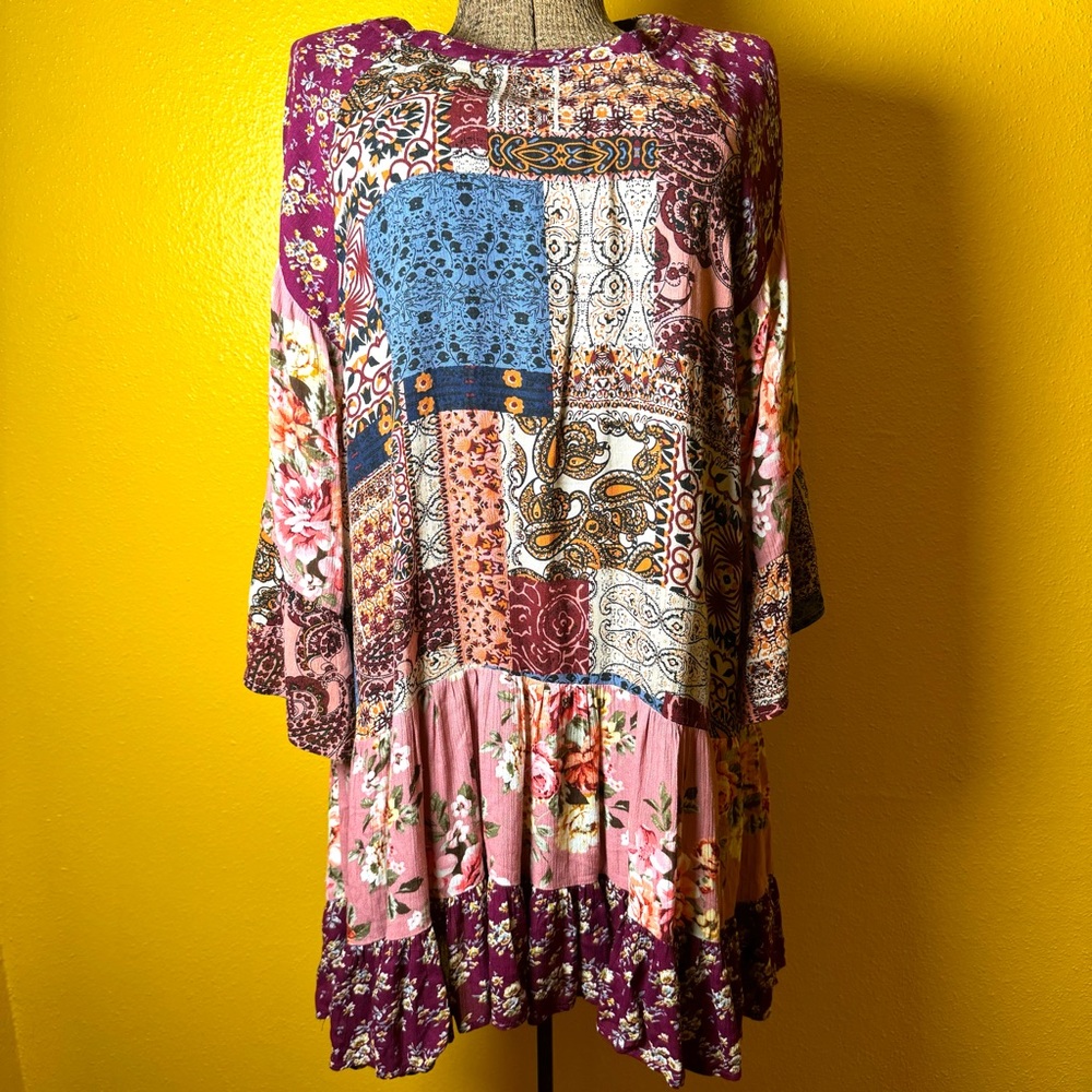 Umgee HOBO soft flowy dress M (can fit up to XL)